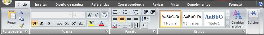 menú